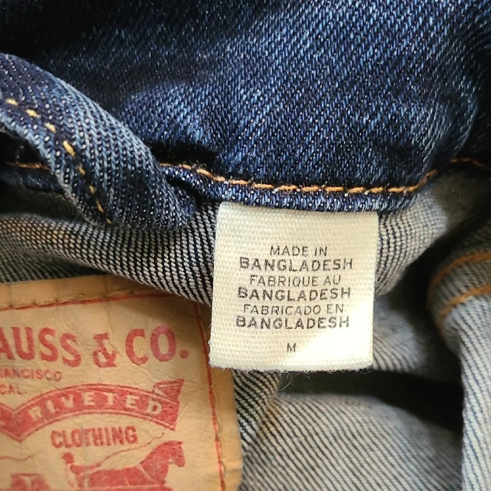 Levi's Men's Dark Blue Denim Jean Jacket - Picture 13 of 13
